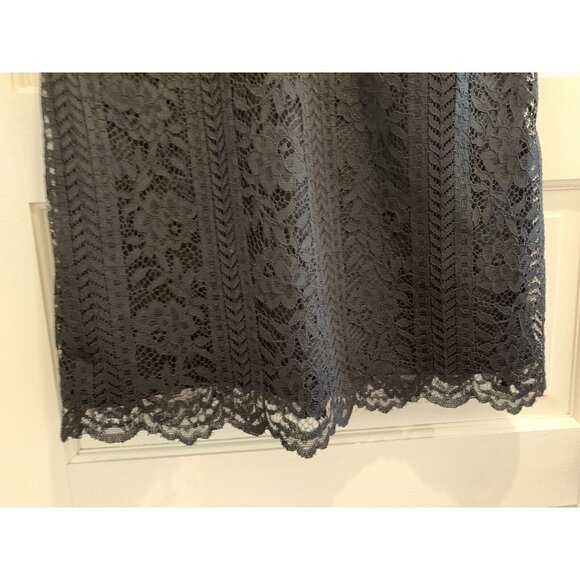 Lulu's NWT Sleeveless Black Lace Mini Cocktail Party Dress L - Picture 6 of 8